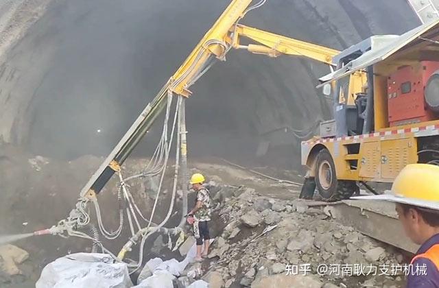 全自动机械手喷浆机在隧道机械化施工中的应用与销售前景